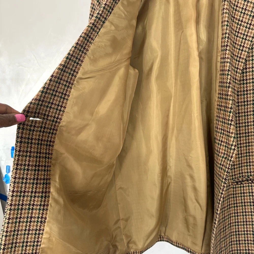 Norton McNaughton Textured‎ Wool Blend Fabric Blazer Size 14